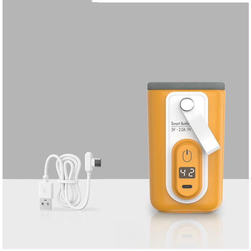 Bebyra Baby Milk Bottle Warmer – Portable Insulation Cover with Constant Temperature & USB Heating