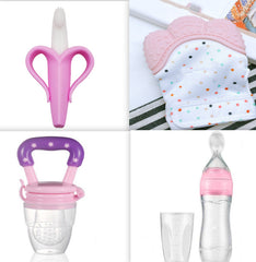 Bebyra Baby Spoon Bottle Feeder – 120ml Food-Grade Silicone Squeeze Feeder for Semi-Liquid Foods & Easy Feeding