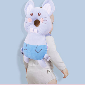 Bebyra Baby Anti-Fall Pillow Protection Pad with Traction Rope – Soft Head & Back Safety Cushion