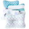 Bebyra Baby Anti-Deviation Head Pillow – Pure Cotton Shaped Square Pillow for Infant Head Support & Flat Head Prevention