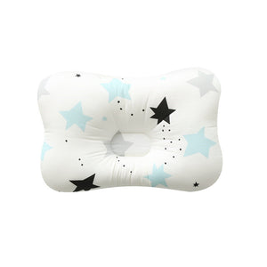 Bebyra Baby Anti-Deviation Head Pillow – Pure Cotton Shaped Square Pillow for Infant Head Support & Flat Head Prevention