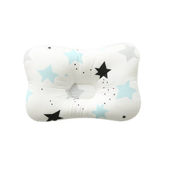Bebyra Baby Anti-Deviation Head Pillow – Pure Cotton Shaped Square Pillow for Infant Head Support & Flat Head Prevention