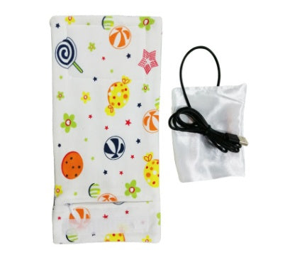 Bebyra USB Baby Bottle Warmer – Portable Insulated Milk & Food Heater Bag for Travel, Stroller, and Nursing