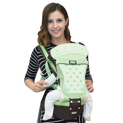 Bebyra Baby Carrier Waist Stool – Double Shoulder Strap Ergonomic Infant Carrier for Comfort & Support