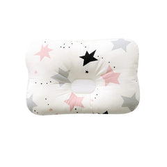Bebyra Baby Anti-Deviation Head Pillow – Pure Cotton Shaped Square Pillow for Infant Head Support & Flat Head Prevention