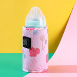 Bebyra Baby Bottle Cooler Bag Warmer – Portable USB Insulation Cover with Thermostatic Heating, Travel-Friendly