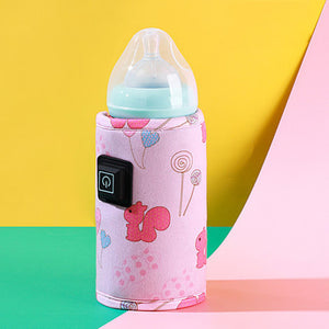 Bebyra Baby Bottle Cooler Bag Warmer – Portable USB Insulation Cover with Thermostatic Heating, Travel-Friendly