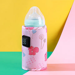 Bebyra Baby Bottle Cooler Bag Warmer – Portable USB Insulation Cover with Thermostatic Heating, Travel-Friendly
