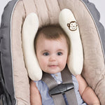 Bebyra Baby U-Shape Car Seat Head Protection Pillow – PP Cotton, Plush Travel Pillow for Kids 4–6 Years