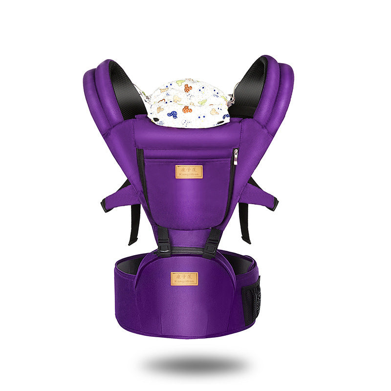 Bebyra Baby Carrier with Breathable Waist Stool – Ergonomic Infant & Toddler Hip Seat for 3–48 Months