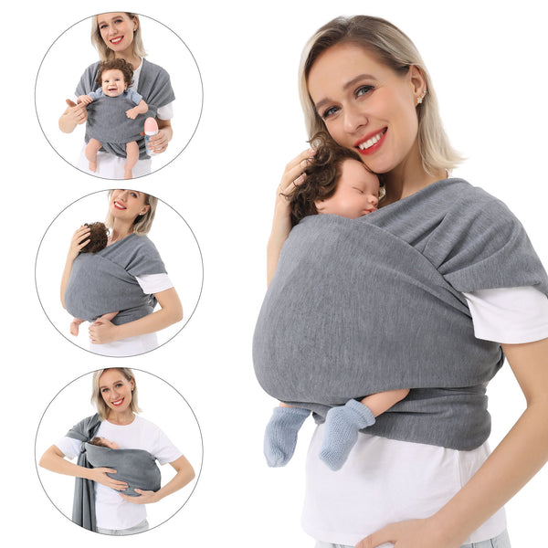 Bebyra Baby Carrier Front Wrap Scarf – Multi-Functional Front & Back Dual Baby Carrier Bag, Comfortable Polyester