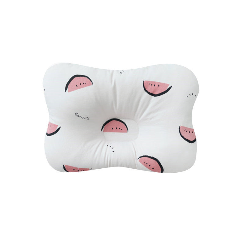Bebyra Baby Anti-Deviation Head Pillow – Pure Cotton Shaped Square Pillow for Infant Head Support & Flat Head Prevention