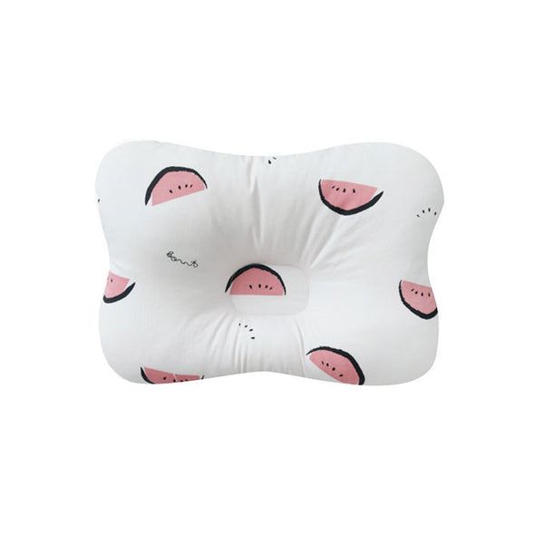 Bebyra Baby Anti-Deviation Head Pillow – Pure Cotton Shaped Square Pillow for Infant Head Support & Flat Head Prevention