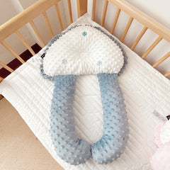 Bebyra No Top Velvet Anti-Deviation Baby Pillow – Pearl Cotton Infant Pillow for Newborns & 1–3 Years Old
