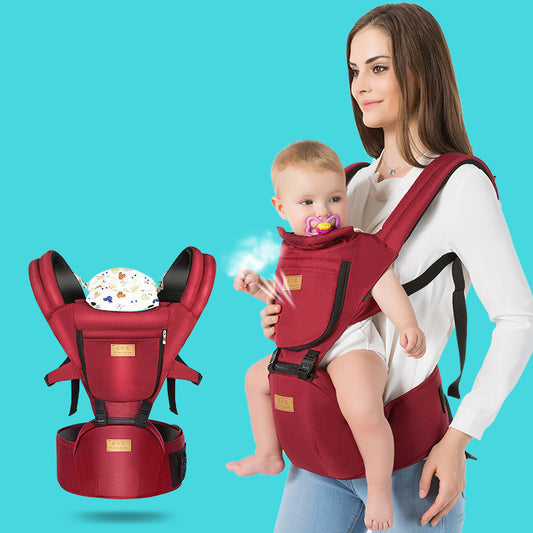 Bebyra Baby Carrier with Breathable Waist Stool – Ergonomic Infant & Toddler Hip Seat for 3–48 Months