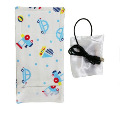 Bebyra USB Milk & Water Warmer – Portable Baby Bottle Heater, Travel Stroller Insulated Bag & Food Warmer Cover