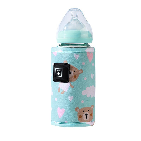 Bebyra Baby Bottle Cooler Bag Warmer – Portable USB Insulation Cover with Thermostatic Heating, Travel-Friendly