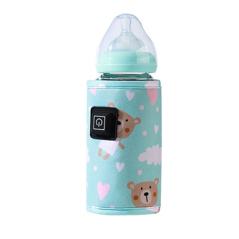 Bebyra Baby Bottle Cooler Bag Warmer – Portable USB Insulation Cover with Thermostatic Heating, Travel-Friendly
