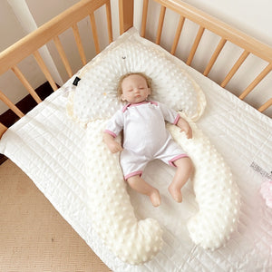 Bebyra No Top Velvet Anti-Deviation Baby Pillow – Pearl Cotton Infant Pillow for Newborns & 1–3 Years Old