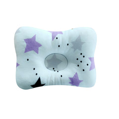 Bebyra Baby Anti-Deviation Head Pillow – Pure Cotton Shaped Square Pillow for Infant Head Support & Flat Head Prevention