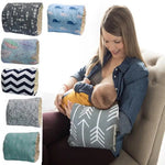 Bebyra Adjustable Baby Cotton Nursing Arm Pillow – Breastfeeding Support Cushion, Washable Infant Feeding Pillow