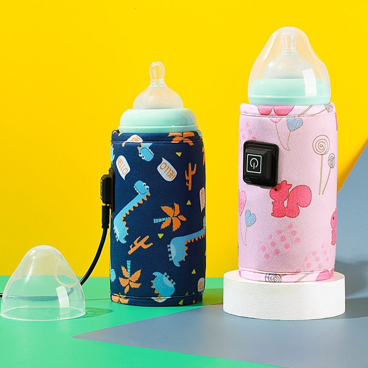 Bebyra Baby Bottle Cooler Bag Warmer – Portable USB Insulation Cover with Thermostatic Heating, Travel-Friendly