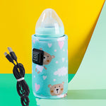 Bebyra Baby Bottle Cooler Bag Warmer – Portable USB Insulation Cover with Thermostatic Heating, Travel-Friendly