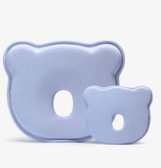 Bebyra Anti-Head Baby Pillow – Cotton Cartoon Bear Styling Pillow for 0–1 Year Olds, Flat Head Prevention