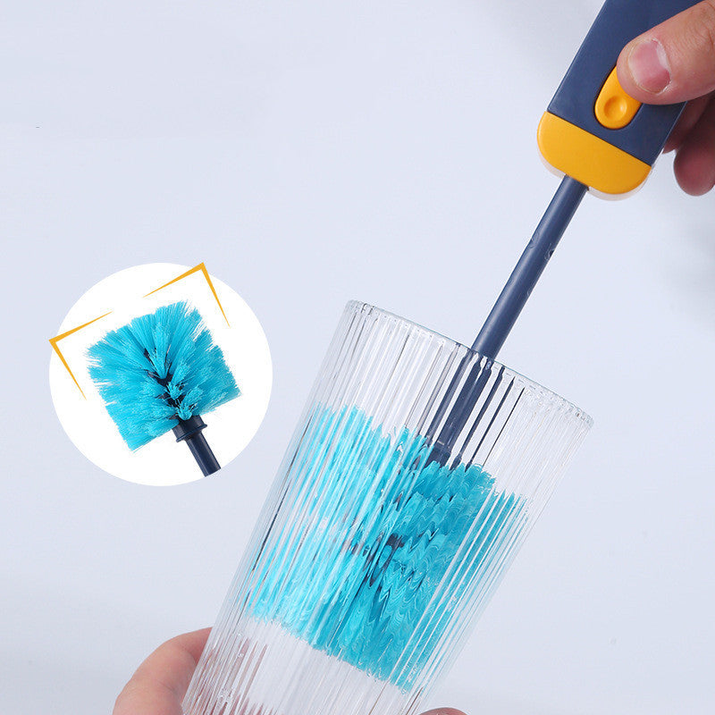 Bebyra 4-in-1 Bottle Gap Cleaner Brush – Multifunctional Cup & Water Bottle Cleaning Tool, Silicone U-Shaped Brush