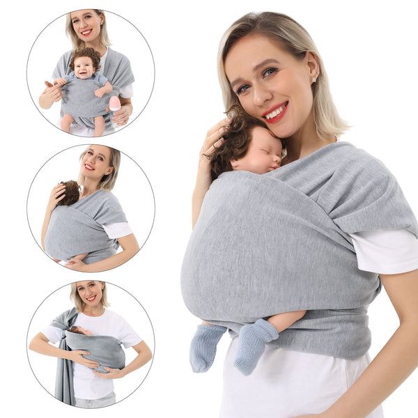 Bebyra Baby Carrier Front Wrap Scarf – Multi-Functional Front & Back Dual Baby Carrier Bag, Comfortable Polyester