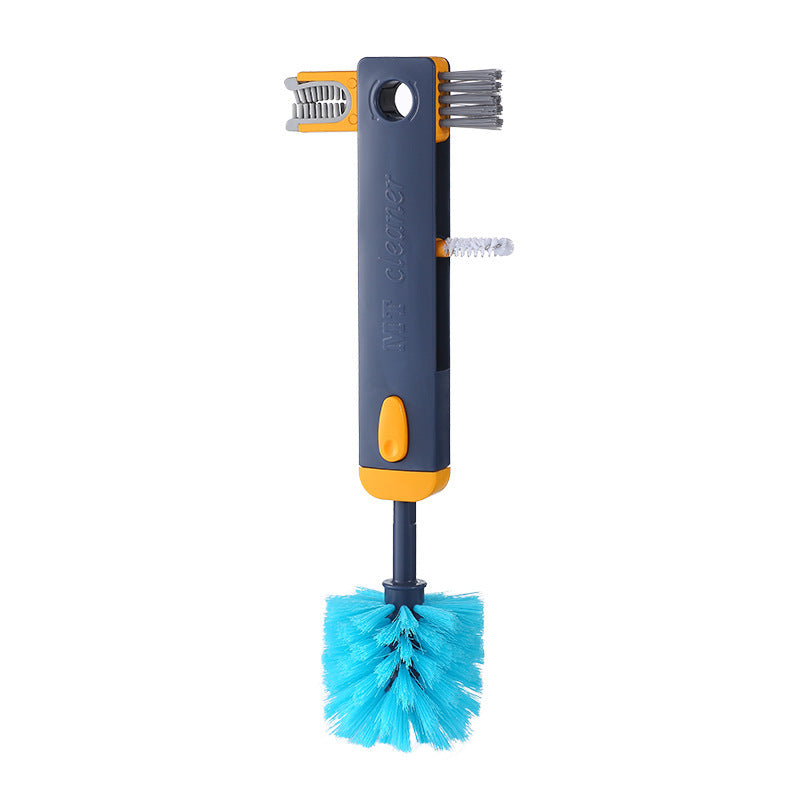 Bebyra 4-in-1 Bottle Gap Cleaner Brush – Multifunctional Cup & Water Bottle Cleaning Tool, Silicone U-Shaped Brush