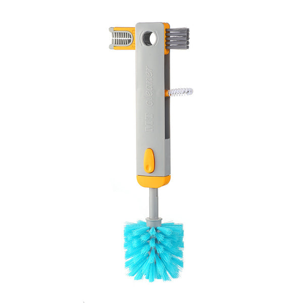 Bebyra 4-in-1 Bottle Gap Cleaner Brush – Multifunctional Silicone Cup & Bottle Cleaning Tool, U-Shaped Mini Kitchen Gadget