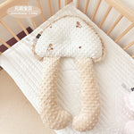 Bebyra No Top Velvet Anti-Deviation Baby Pillow – Pearl Cotton Infant Pillow for Newborns & 1–3 Years Old