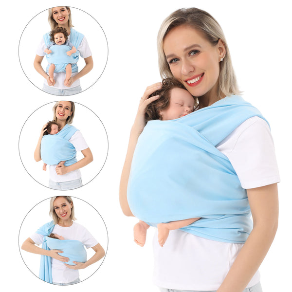 Bebyra Baby Carrier Front Wrap Scarf – Multi-Functional Front & Back Dual Baby Carrier Bag, Comfortable Polyester