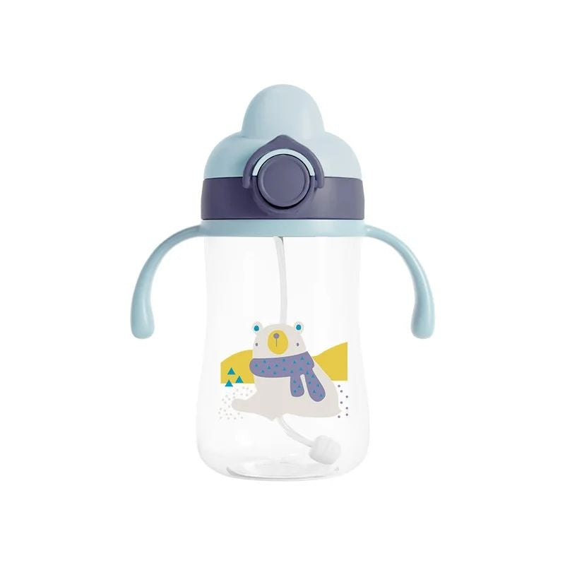 Bebyra Portable Baby Water Bottle 300ml – BPA-Free Plastic, Lightweight, Spill-Proof, Travel-Friendly Cup for Toddlers