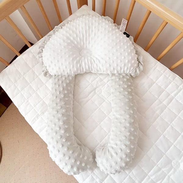 Bebyra No Top Velvet Anti-Deviation Baby Pillow – Pearl Cotton Infant Pillow for Newborns & 1–3 Years Old