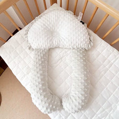 Bebyra No Top Velvet Anti-Deviation Baby Pillow – Pearl Cotton Infant Pillow for Newborns & 1–3 Years Old