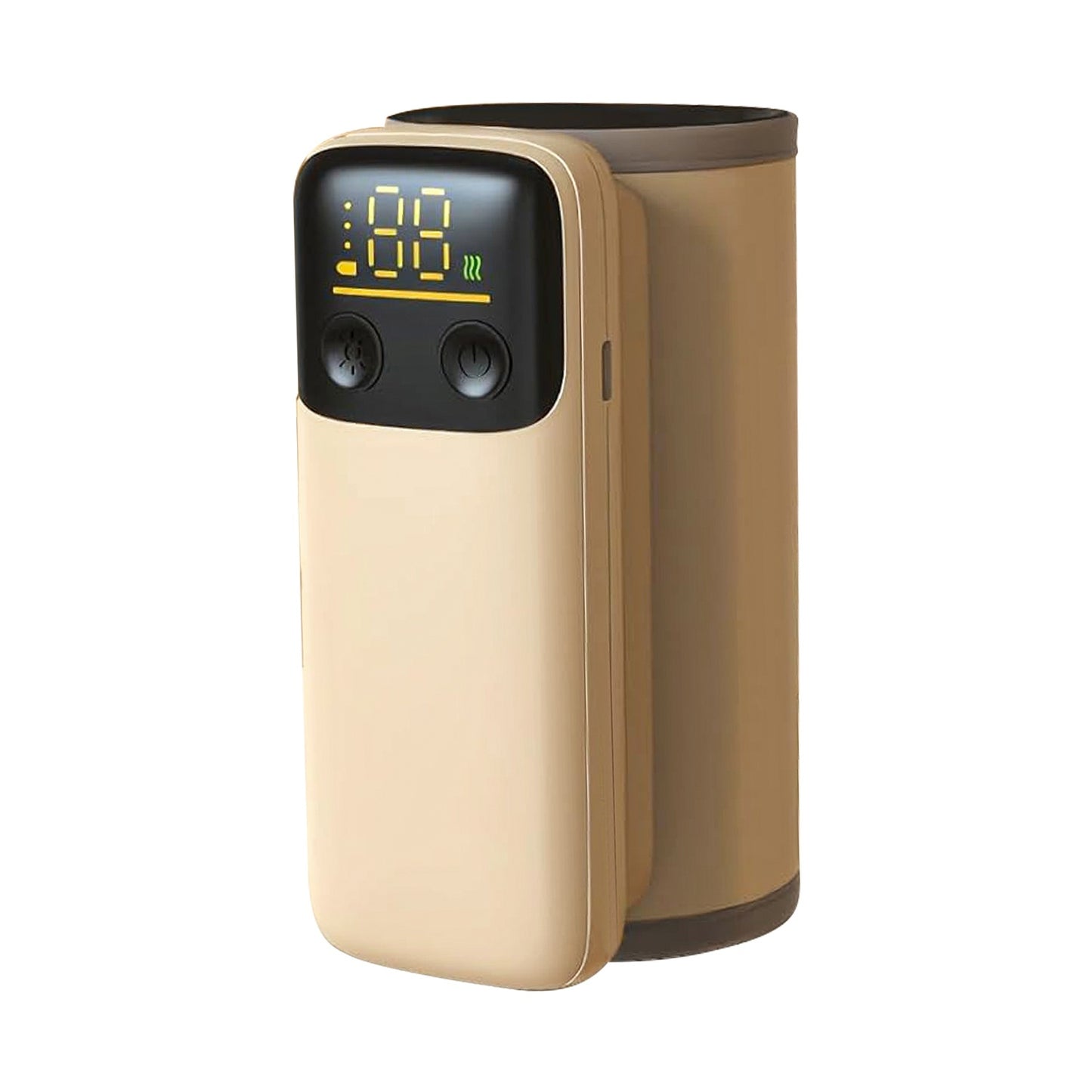 Bebyra Portable Baby Bottle Warmer – USB Rechargeable Milk & Formula Warmer with Night Light, 6 Heating Levels